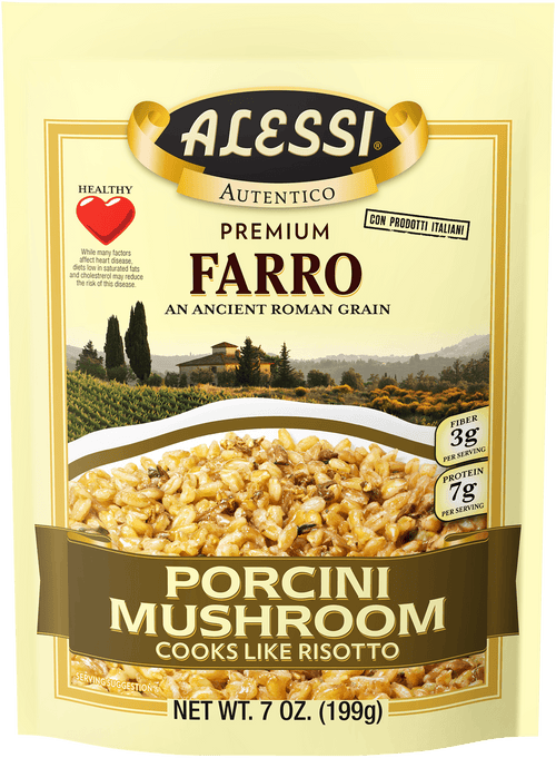 Alessi Porcini Mushroom Farro, 7 oz (199g) Pasta & Dry Goods Alessi 