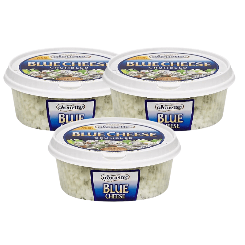 Alouette Crumbled Blue Cheese , 4 oz [Pack of 3] Cheese vendor-unknown 
