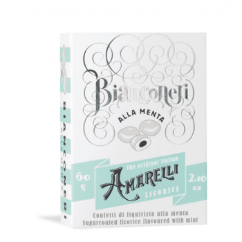 Amarelli #615 Bianconeri with Mint Licorice, 2.1 oz (60 g) Sweets & Snacks Amarelli 