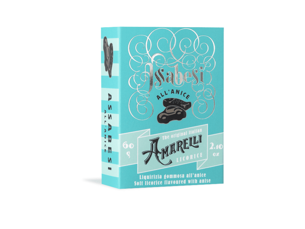 Amarelli Assabesi Gummy Licorice with Natural Anise, 2.1 oz ...