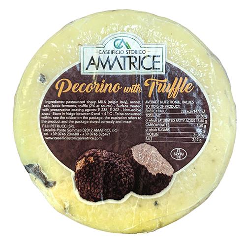 Amatrice Pecorino Al Tartufo, 14 oz Cheese Amatrice 