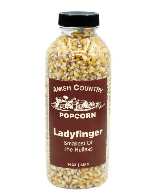 Amish Country Ladyfinger Popcorn Bottle, 14 oz Sweets & Snacks Amish Country Popcorn 