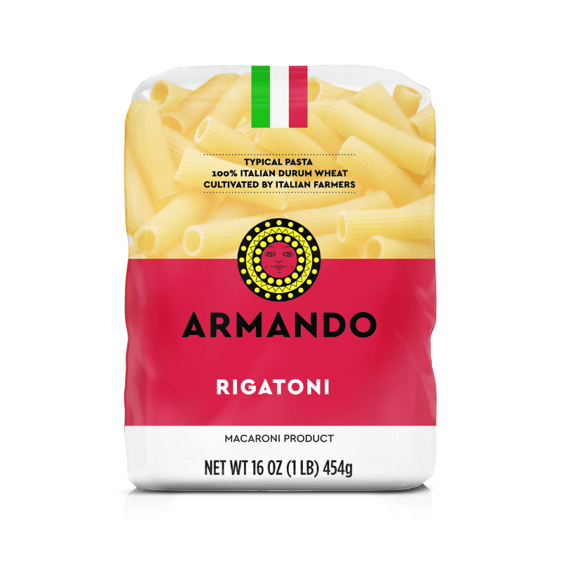 Armando Rigatoni Pasta, 16 oz Pasta & Dry Goods Armando 