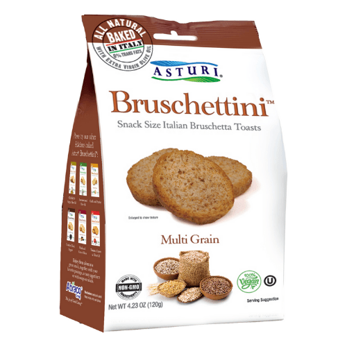 Asturi Bruschettini Multi Grain Italian Toasts, 4.23 oz Sweets & Snacks Asturi 