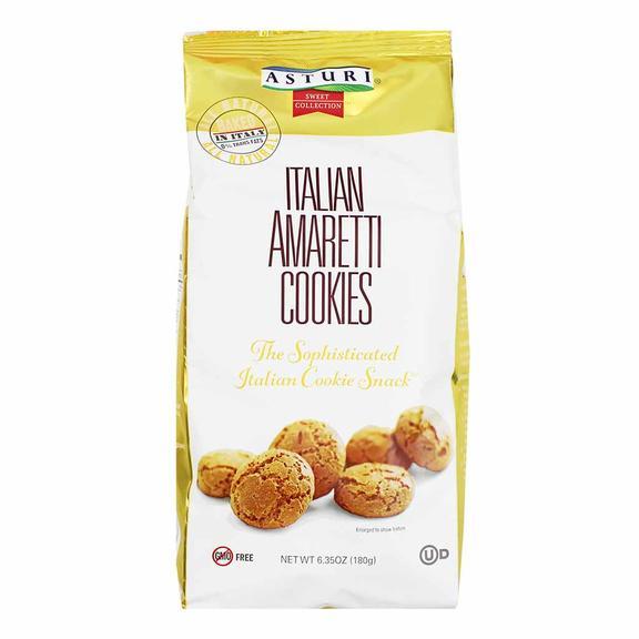 Asturi Italian Amaretti Cookies, 6.35 oz (180 grams)