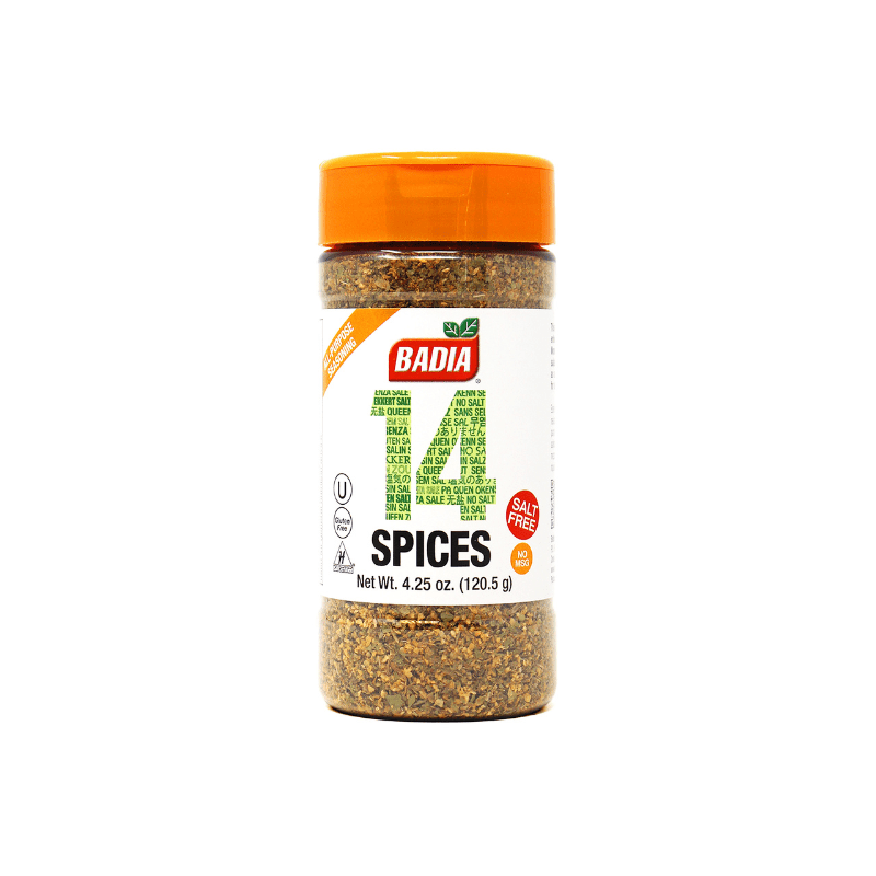 Badia 14 Spice All Purpose Seasoning, 4.25 oz Pantry Badia 