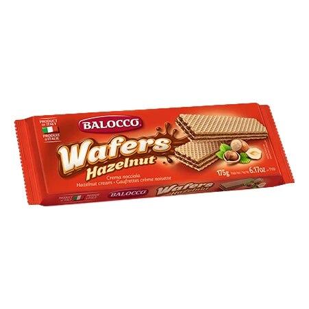 Balocco Wafers with Hazelnut Cream, 6.17 oz