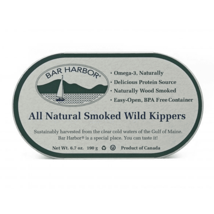 Bar Harbor Smoked Wild Kippers, 6.7 oz Seafood Bar Harbor 