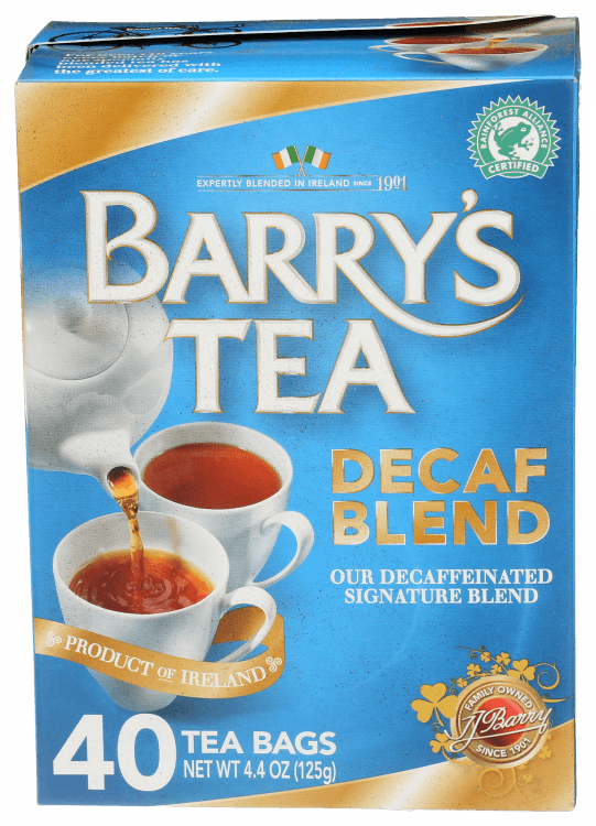 Barry’s Tea Decaf Blend Tea 40 Bags, 4.4 oz