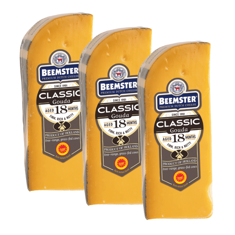 Beemster Premium Classic Gouda Dutch Cheese, 5.5 oz [Pack of 3] Cheese Beemster 