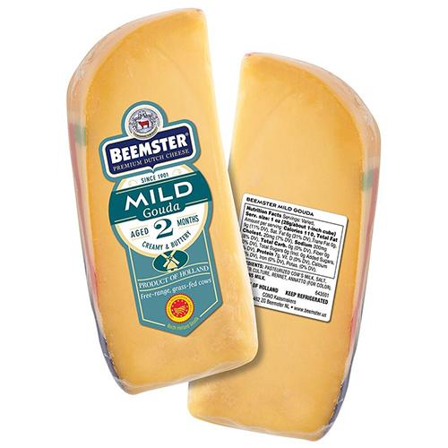 Beemster Premium Mild Aged Gouda Wedge, 8 oz [Pack of 2] Cheese Beemster 