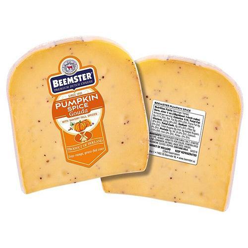 Beemster Premium Pumpkin Spice Gouda Wedge, 8 oz [PACK of 2] Cheese Beemster 
