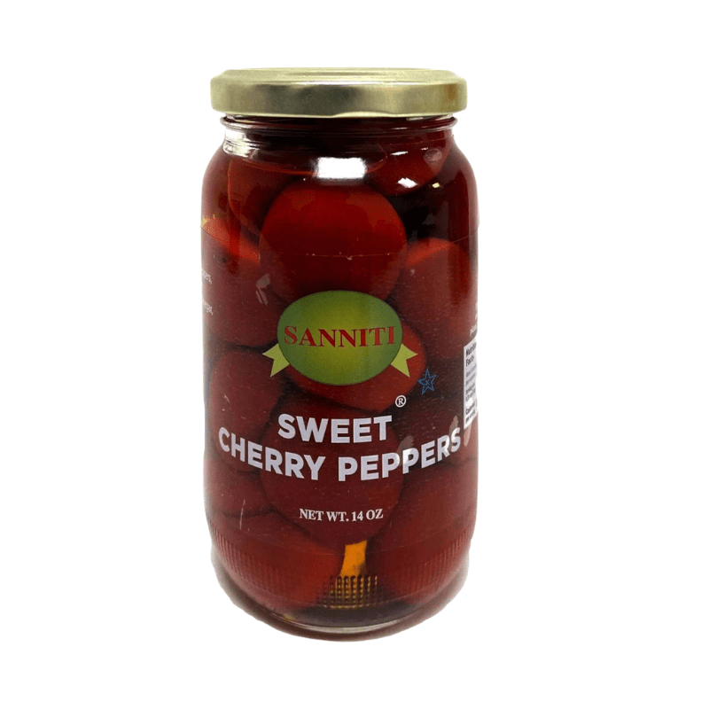 [Best Before: 03/12/23] Sanniti Sweet Cherry Pepper, 14 oz Fruits & Veggies Sanniti 