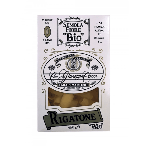 Giuseppe Cocco Organic Rigatone - 400 grams