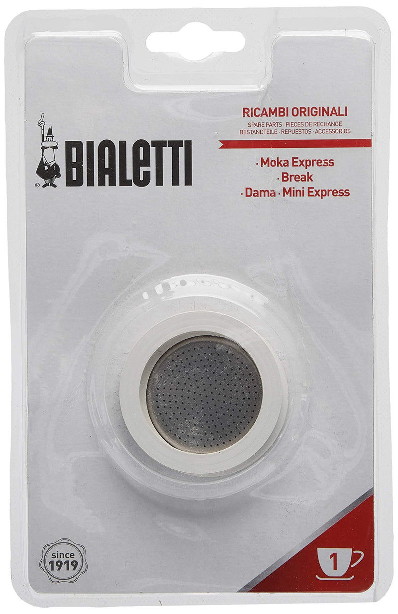 Bialetti Gaskets and Filter Set for 1-Cup Coffee & Beverages Bialetti 