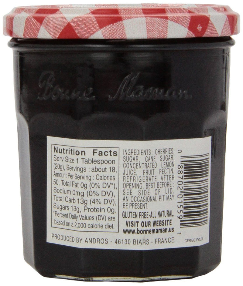 All-natural cherry preserves from France.