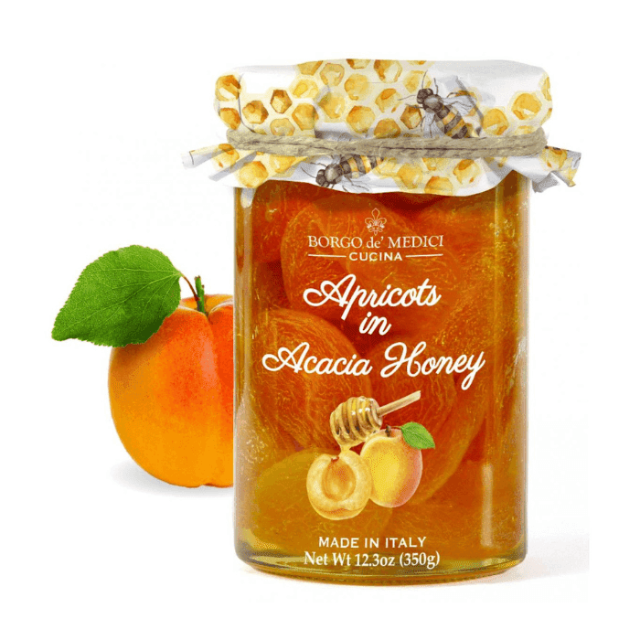Borgo de' Medici Apricots in Acacia Honey, 12.3 oz Fruits & Veggies Borgo de Medici 