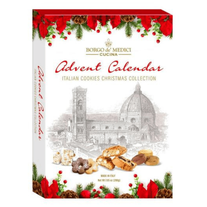 de' Medici Assorted Italian Cookies Advent Calendar, 7.1 oz