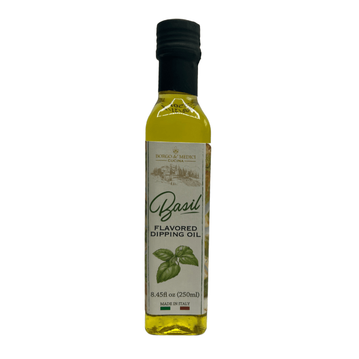 Borgo de' Medici Basil Flavored Dipping Oil, 8.45 oz Oil & Vinegar Borgo de Medici 