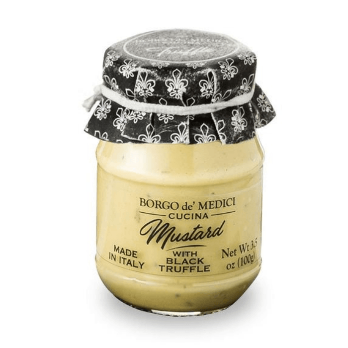 Borgo de’ Medici Mustard with Black Truffle, 3.5 oz Sauces & Condiments Borgo de Medici 