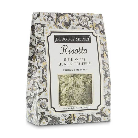 Borgo de Medici Risotto Rice with Black Truffle, 7.7 oz (220 g) Pasta & Dry Goods Borgo de Medici 