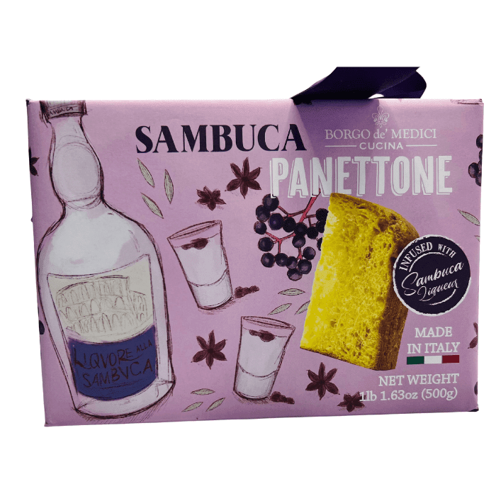 Borgo de' Medici Sambuca Infused Panettone, 1.1 Lbs Sweets & Snacks Borgo de Medici 