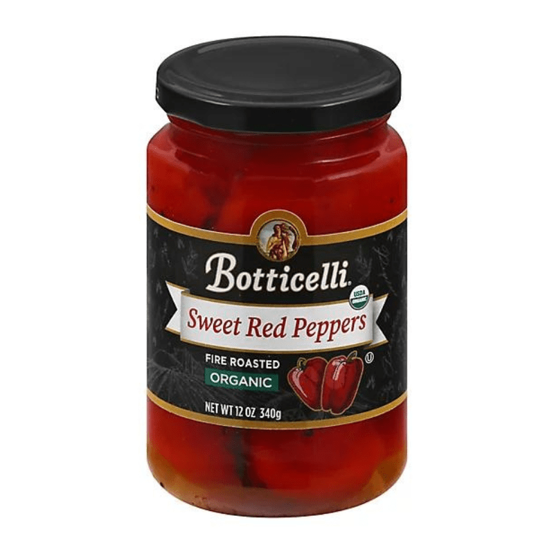 Botticelli Organic Fire Roasted Red Peppers, 12 oz Fruits & Veggies Botticelli 
