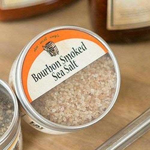Bourbon Smoked Sea Salt, 5 oz Pantry Bourbon Barrel Foods 