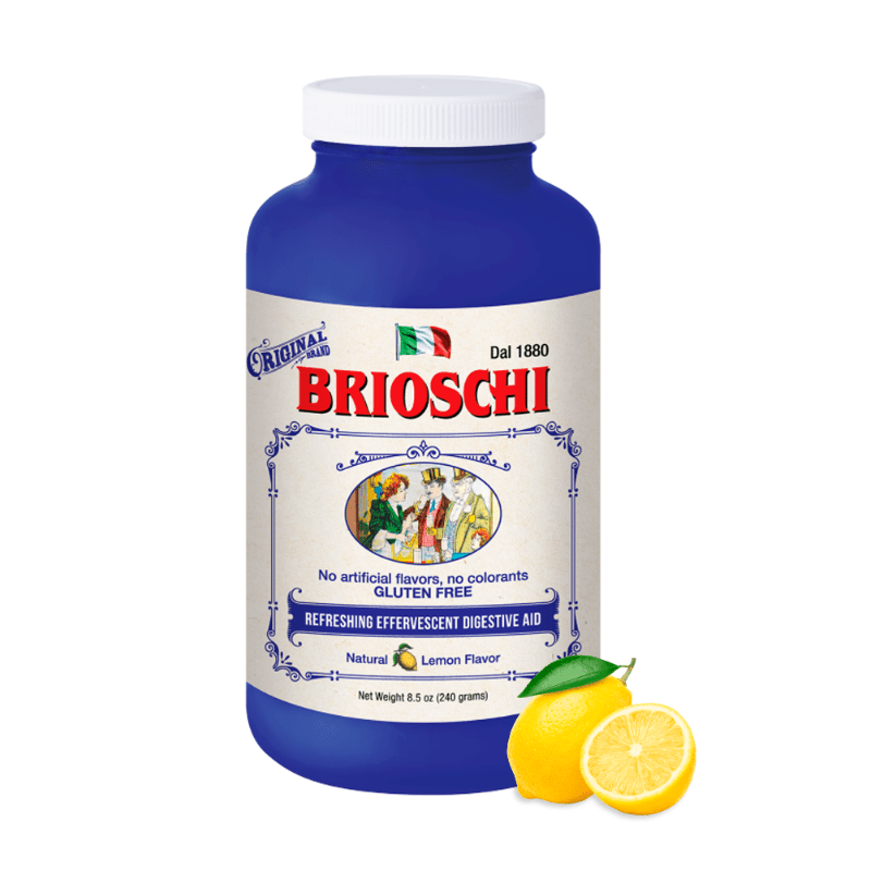 Brioschi Lemon Flavored Effervescent Bottle, 8.5 oz Health & Beauty Front bottle