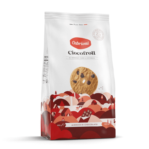 Cabrioni Ciocofroll Cookies with Chocolate Drops, 22.9 oz Sweets & Snacks Cabrioni 