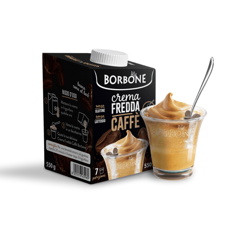 Best Before: 05/17/24] Caffe Borbone Crema Fredda Cold Coffee Cream, 550g