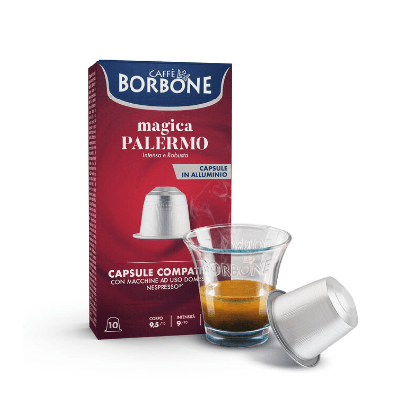 stramt Kort levetid konkurrerende Caffe Borbone Magica Palermo Nespresso Capsules, 10 Count | Supermarket  Italy