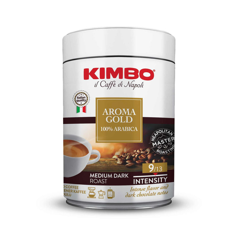 Caffe Kimbo Aroma Gold 100% Arabica, 8.8 oz Coffee & Beverages Kimbo Coffee 