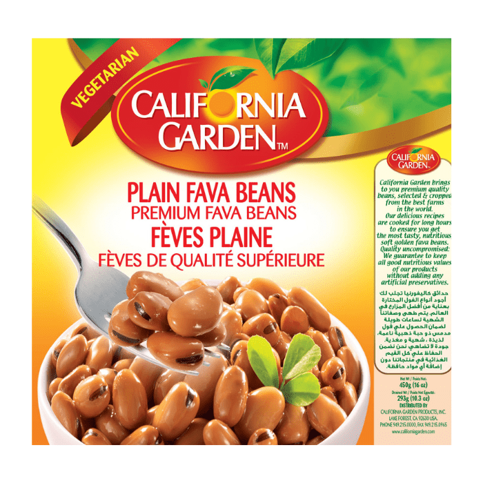 California Garden Ready to Eat Plain Fava Beans, 16 oz Pantry California Garden 