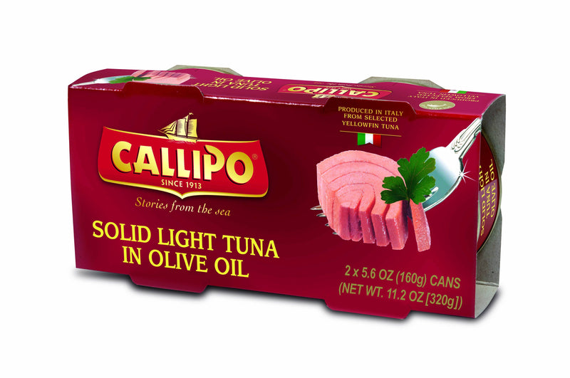 Callipo Oro Tuna Light in Olive oil - 2 cans (5.6 oz) Seafood Callipo Conserve