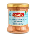 Callipo Oro Tuna Light In Water, 6 Oz Jar | Supermarket Italy