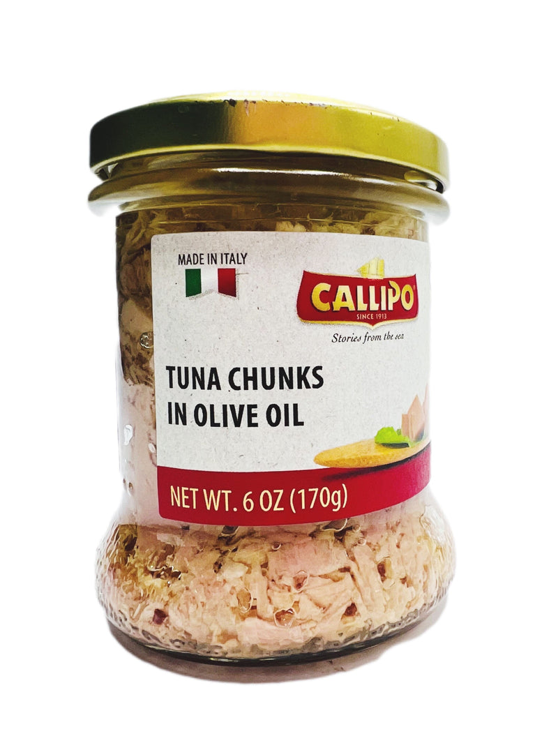 Callipo Tuna Slices in Olive Oil, 6 oz Jar Seafood Callipo 