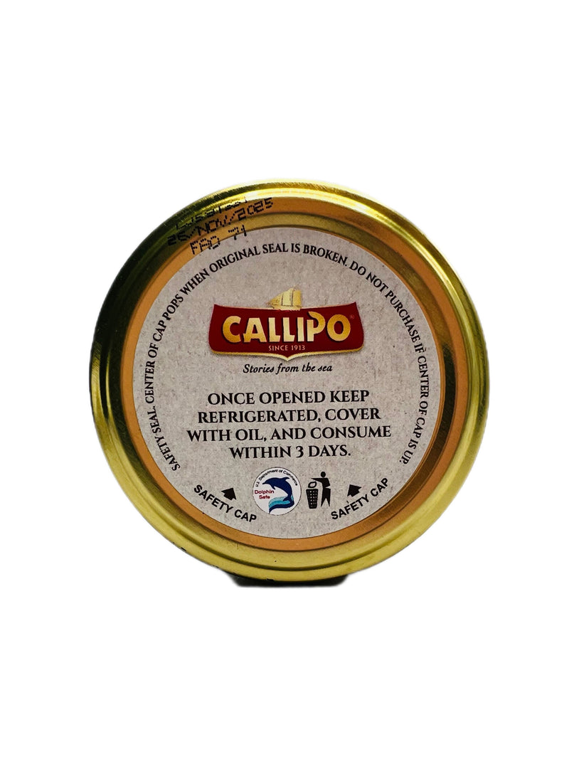 Callipo Tuna Slices in Olive Oil, 6 oz Jar Seafood Callipo 