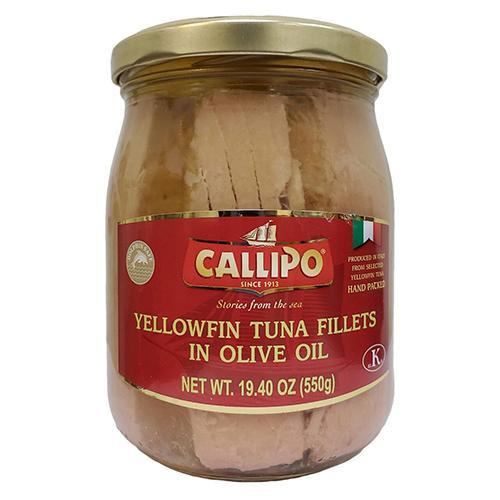 Callipo Yellowfin Tuna Fillets In Olive Oil 160g - UAE