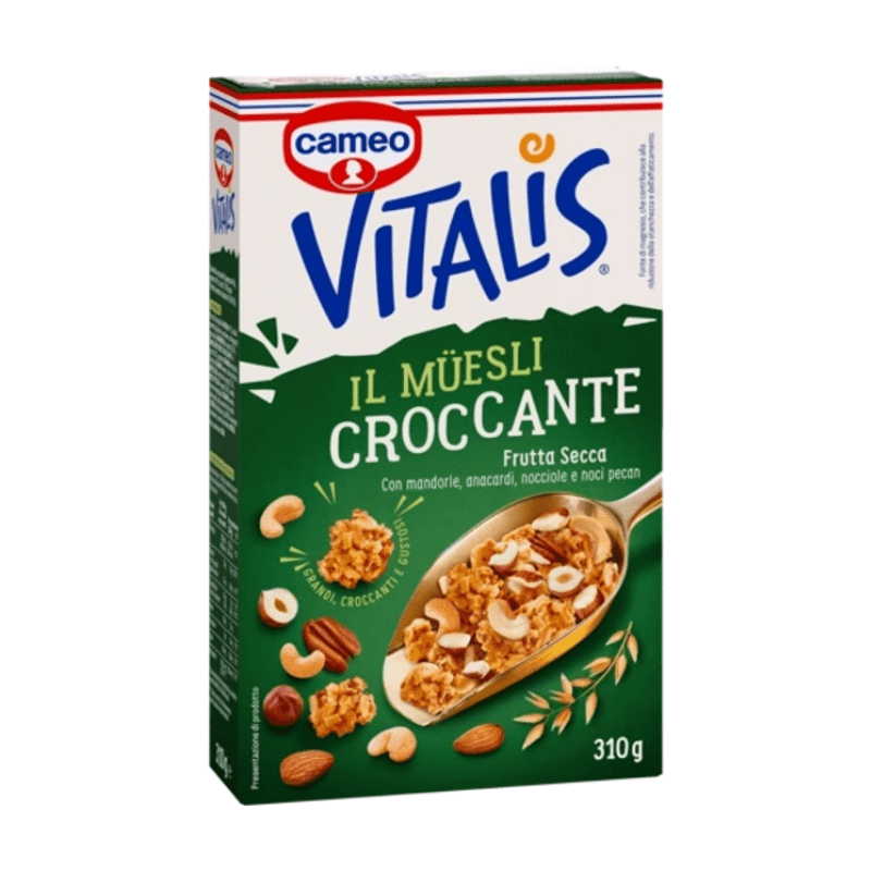 Cameo Vitalis Müesli Croccante Frutta Secca, 10.9 oz Sweets & Snacks Cameo 