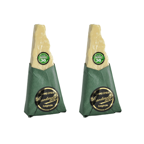 Cantarelli 36 Months Aged Reggiano Stravecchio Wedge, 8.8 oz [PACK of 2] Cheese cantarelli 