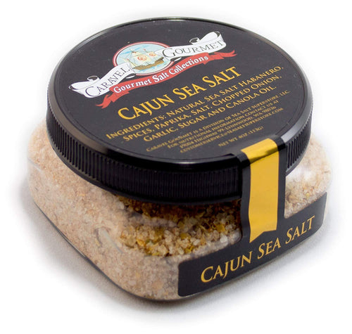 Caravel Gourmet Cajun Sea Salt, Stackable Jars, 4 oz Pantry Caravel Gourmet 