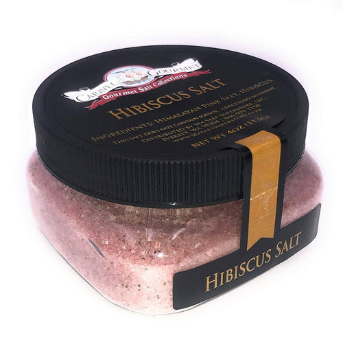 Caravel Gourmet Hibiscus Sea Salt, Stackable Jars, 4 oz Pantry Caravel Gourmet 