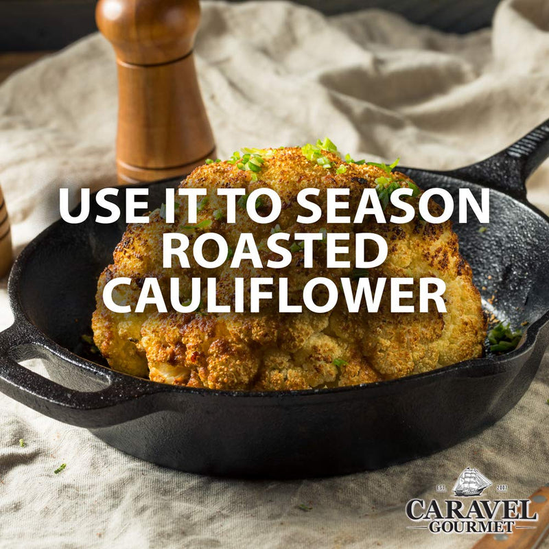 Caravel Gourmet Hot Curry Sea Salt, Stackable Jars, 4 oz Pantry Caravel Gourmet 