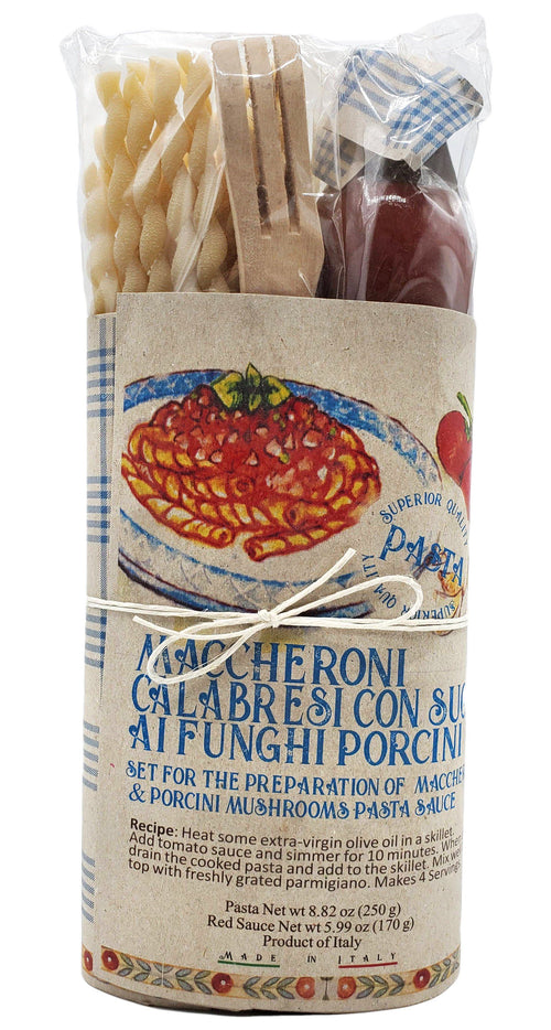 Casarecci Pasta Kit with Porcini Mushroom Tomato Sauce
