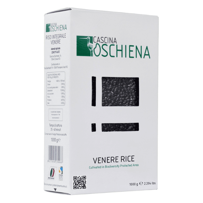 Cascina Oschiena Wholegrain Venere Rice, 2.2 Lbs [Pack of 12] Pasta & Dry Goods Cascina Oschiena 