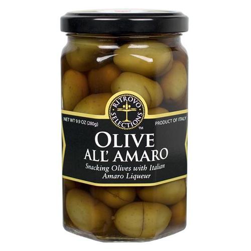 Casina Rossa Olives All' Amaro, 9.9 oz Olives & Capers Ritrovo 