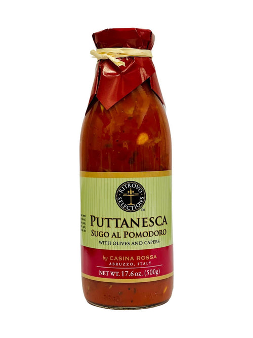 Casina Rossa Pasta Sauce with Olives and Capers, 17.6 oz (500g) Sauces & Condiments Ritrovo 