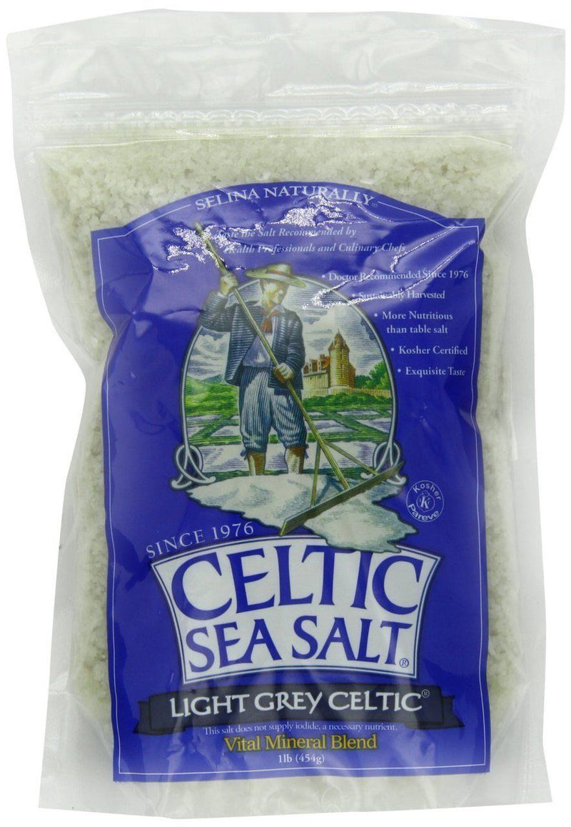 Celtic Sea Salt Light Grey Coarse Salt, 16 oz