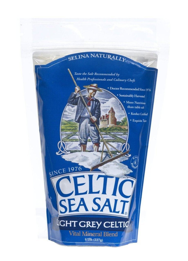 Celtic Sea Salt Light Grey Coarse Salt, 8 oz